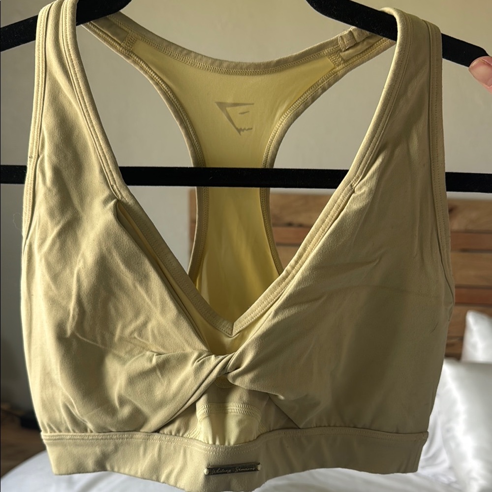 Yellow Sports Bra